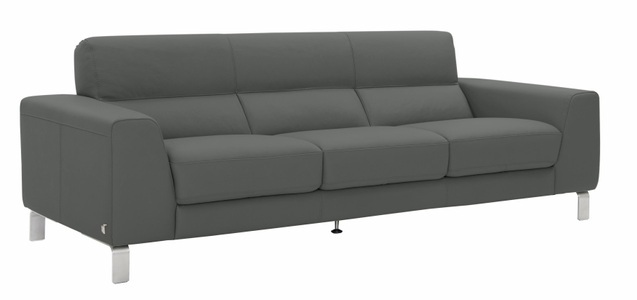 CALIA ITALIA, CALIA ITALIA 3-Sitzer »Simon«, in zwei Lederqualitäten, CALIA ITALIA 3-Sitzer »Simon, toller Sitzkomfort, italienisches Designsofa«, in zwei Lederqualitäten
