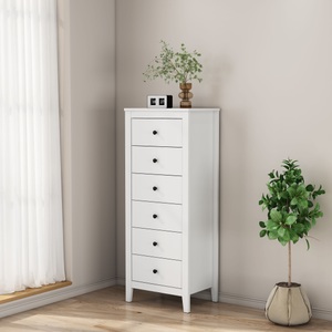 GOODproduct Kombikommode »Borkum Sideboard Anrichte mit 6 Schubladen Landhaus weiss Bestseller« hochwertige Griffe aus Metall