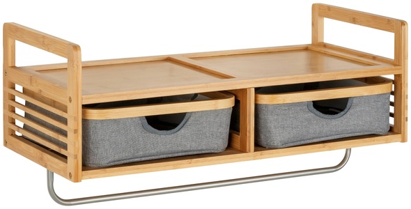 Wenko, WENKO Wandgarderobe »Bahari«, BxTxH: 67x30x30 cm, WENKO Wandgarderobe »Bahari«, BxTxH: 67x30x30 cm