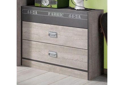 PARISOT, Parisot Kommode »Fabric«, Parisot Schubkastenkommode »Fabric«, mit 3 Schubkästen