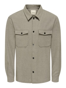 ONLY & SONS Langarmhemd »ONSMARK BRUSHED 0353 OVERSHIRT«