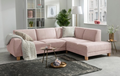 MAX WINZER, Max Winzer® Ecksofa »Blackpool«, Max Winzer® Ecksofa »Blackpool modern, mittlere Sitzhärte mit hochwertiger Schaumpolsterung«, Lounge-Charakter durch niedrigen, leicht gewölbten Rücken