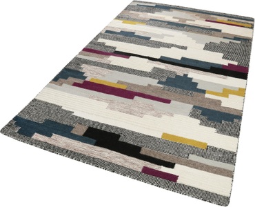 Esprit, Wollteppich, »Natham Kelim«, Esprit, rechteckig, Höhe 8 mm, handgewebt, Esprit Wollteppich »Natham Kelim«, rechteckig, 8 mm Höhe, reine Wolle, Wohnzimmer