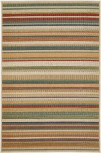 Andiamo Teppich »Sedona Streifen«, rechteckig, 6 mm Höhe, gestreift, In- und Outdoor geeigent, Wohnzimmer