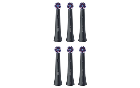 Oral-B, Oral-B iO Radiant White 6er Bürstenkopf Schwarz, Oral-B Zahnbürstenkopf iO Radiant White 6 Stück