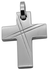 FIRETTI, Firetti Kreuzanhänger »Religiös, matt und glänzend, massiv«, Firetti Kreuzanhänger »Schmuck Geschenk Halsschmuck Anhänger für Halskette Kreuz«, Made in Germany