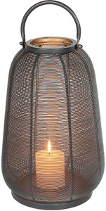 Ambiente Haus, Ambiente Haus Kerzenlaterne »Windlicht aus Metall, Schwarz (H) 46 cm«, (1 St.), Ambiente Haus Kerzenlaterne »Windlicht aus Metall, Schwarz (H) 46 cm«, (1 St.)