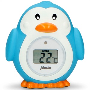 Alecto, Alecto® Raum- und Badewannenthermometer, Pinguin, 