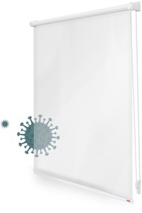 LICHTBLICK, LICHTBLICK Rollo »Rollo Hygiene Rollo, Transparent«, transparent, freihängend, Hygiene Rollo für eine sichere und hygienische Umgebung in Räumen, 