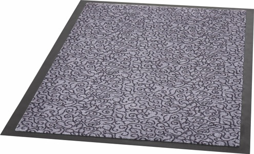 Zala Living, Fussmatte, Zala Living, »Smart«, rutschhemmend beschichtet, getuftet, HANSE Home Fussmatte »Smart, Türmatte«, rechteckig, 7 mm Höhe, Schmutzfangteppich, Gemustert, Rutschfest, Robust, Waschbar, Schnörkel