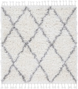 carpetfine Hochflor-Teppich »Eddy«, rechteckig, 30 mm Höhe, mit Fransen, Wohnzimmer