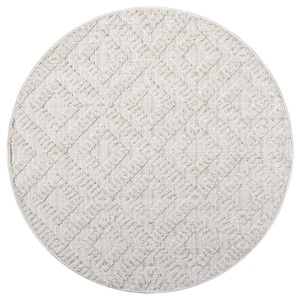 Carpet City, Carpet City Teppich »CLASICO 8927«, rund, Kurzflor, Hochtief-Muster/ 3D-Effekt Rauten, Wohnzimmer, Carpet City Teppich »CLASICO 8927«, rund, 11 mm Höhe, Kurzflor, Hochtief-Muster/ 3D-Effekt Rauten, Wohnzimmer