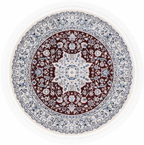 carpetfine Teppich »Nain Diane«, rund, 8 mm Höhe, Kurzflorteppich, Orient Look