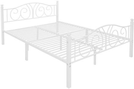 GOODproduct, GOODproduct Metallbett »Amrum Landhausbett Bett Märchenbett Prinzessinbett« Träume wie im Märchen: Dein romantisches Metallbett in 2 Breiten, GOODproduct Metallbett »LUND Landhausbett Bett Märchenbett Prinzessinbett« Träume wie im Märchen: Dein romantisches Metallbett in 2 Breiten
