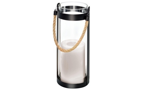 undefined, Laterne »Tauri«, SCHOENENBERGER LED-Leuchte TAURI 21cm 97.802525 transparent, LED