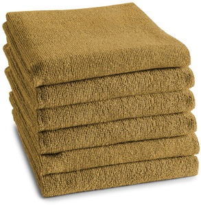 DDDDD, DDDDD Geschirrtuch »Logo«, (Set, 6 tlg.), Frottee-Küchentuch, DDDDD Geschirrtuch »Küchenhandtuch Logo, aus 100% Baumwolle, 50x55 cm«, (Set, 6 tlg.), Küchentuch aus weicher Frottee, sehr saugstark und langlebig