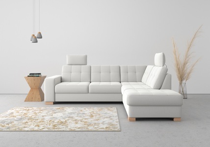 SIT&MORE, sit&more Ecksofa, wahlweise mit Bettfunktion und Bettkasten, sit&more Ecksofa »Quincy L-Form«, wahlweise mit Bettfunktion und Bettkasten