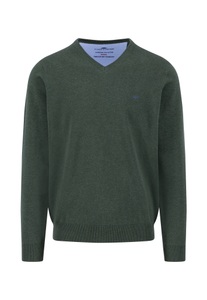 FYNCH-HATTON Strickpullover, mit Logo Stickerei