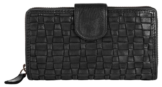 SAMANTHA LOOK, Samantha Look Geldbörse, (1 tlg.), echt Leder, Samantha Look Geldbörse, echt Leder