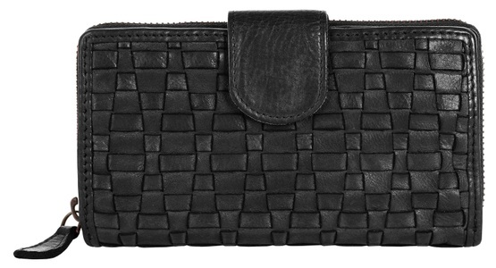 SAMANTHA LOOK, Samantha Look Geldbörse, (1 tlg.), echt Leder, Samantha Look Geldbörse, echt Leder