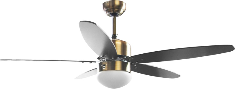 SONNENKOENIG, Sonnenkoenig Catania - Deckenventilator (Holz/Bronze), Sonnenkönig Catania Holz Deckenventilator mit Licht