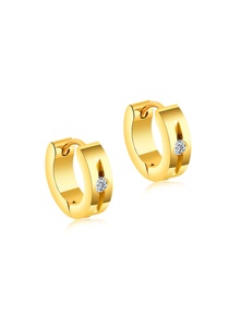 FIRETTI, Firetti Paar Creolen »Glamour, klassisch«, mit Zirkonia (synth.), Firetti Paar Creolen »Schmuck Geschenk Glamour, klassisch«, mit Zirkonia (synth.)
