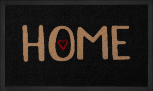 Hanse Home, Fussmatte, »Lovely Home«, HANSE Home, rechteckig, Höhe 5 mm, maschinell getuftet, HANSE Home Fussmatte »Lovely Home, Türmatte«, rechteckig, 5 mm Höhe, Innen und Aussen, Rutschfest, Schriftzug, Wetterfest, Eingangsbereich