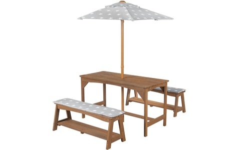 Roba, roba Little Stars Braun, roba® Garten-Kindersitzgruppe »Stars Braun«