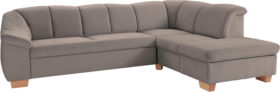 SIT&MORE, sit&more Ecksofa, sit&more Ecksofa »Santo L-Form«, mit Federkern, wahlweise mit Bettfunktion und Stauraum