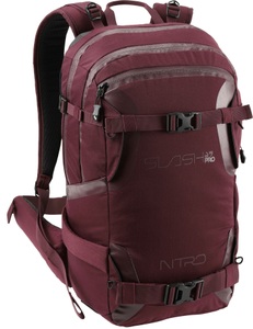 Nitro, NITRO Freizeitrucksack »Slash 25 Pro, Wine«, speziell für den Wintersport konzipiert, NITRO Freizeitrucksack »Slash 25 Pro«, Snowboardrucksack, Wanderrucksack, Freizeitrucksack, Skatepack