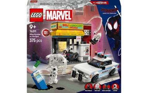 LEGO, 76311 Marvel Super Heroes Spider-Verse: Miles Morales vs Spot, Konstruktionsspielzeug, 76311 Marvel Super Heroes Spider-Verse: Miles Morales vs Spot, Konstruktionsspielzeug