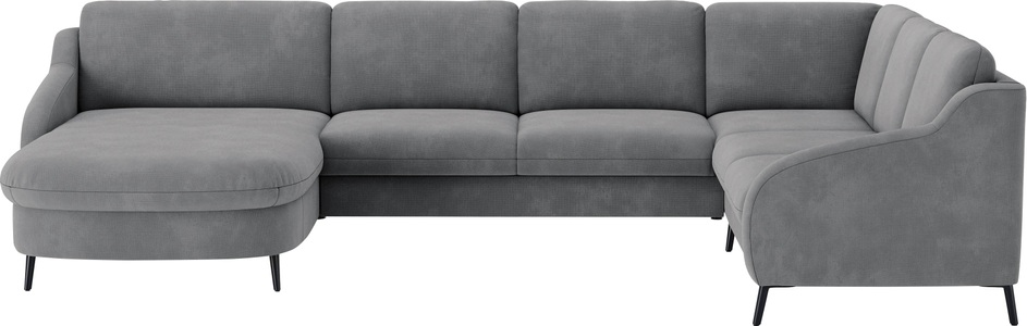 sit&more Wohnlandschaft »Soul U-Form«, wahlweise mit Bettfunktion und Bettkasten oder Schubkasten