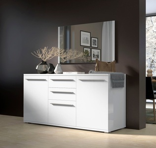 Places of Style Kommode »Piano«, Hochglanz UV lackiert, Soft-Close Funktion