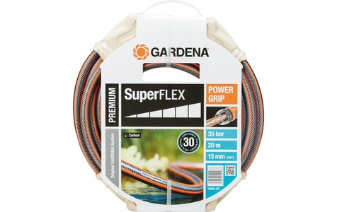 Gardena, Gardena 18093-20 Premium SuperFLEX - Schlauch (Schwarz/Orange), Premium SuperFLEX Schlauch 13mm (1/2