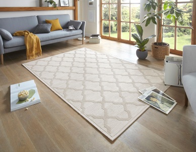 FREUNDIN, Teppich, »Heaven«, freundin Home Collection, rechteckig, Höhe 4 mm, maschinell gewebt, freundin Home Collection Teppich »Heaven«, rechteckig, 4 mm Höhe, In-& Outdoor, Teppich, Wetterfest, Balkon, Garten, Wohnzimmer, Modern