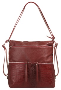 SAMANTHA LOOK, Samantha Look Umhängetasche, Samantha Look Umhängetasche, echt Leder, Made in Italy