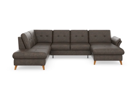 sit&more Wohnlandschaft »Göteborg«, inklusive Sitztiefenverstellung und Federkern, wahlweise mit Bettfunktion und Bettkasten