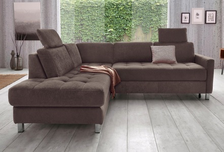 SIT&MORE, sit&more Ecksofa, sit&more Ecksofa »Pablo L-Form«, wahlweise mit Bettfunktion