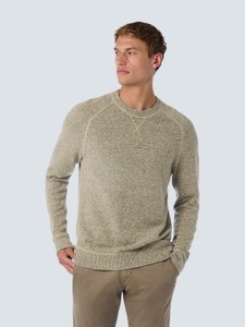 NO EXCESS, NO EXCESS Strickpullover, in melierter Optik