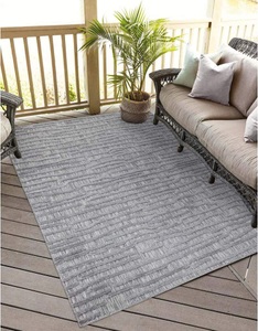 Carpet City, Carpet City Teppich »Santorini«, rechteckig, 5 mm Höhe, 3D-Effekt, für Wohnzimmer, Flur, Küche, Wintergarten, Balkon, Wetterfest & UV-beständig, Carpet City Teppich »In-& Outdoorteppich Santorini 450, 3D-Effekt, Gestreift«, rechteckig, 5 mm Höhe, Wetterfest & UV-beständig für Terrasse, Balkon, Küche, Flur