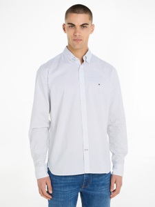 Tommy Hilfiger, Tommy Hilfiger Langarmhemd »FLEX MINI PRINT SF SHIRT«, Tommy Hilfiger Langarmhemd »FLEX MINI PRINT SF SHIRT«