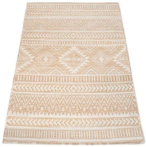 Carpet City, Carpet City Läufer »Palm«, rechteckig, 5 mm Höhe, Wetterfest & UV-beständig, für Balkon, Terrasse, Flur, Küche, flach gewebt, Carpet City Outdoorteppich »PALM 3522«, rechteckig, 5 mm Höhe, Läufer, Wetterfest & UV-beständig, für Balkon, Terrasse, Küche, flach