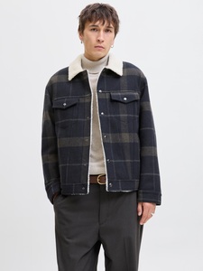 Jack & Jones Wolljacke »JPRBLUTEXAS WOOL BLEND TRUCKER JACKET SN«, ohne Kapuze