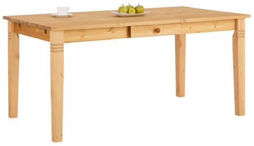 HOME AFFAIRE, Home affaire Esstisch, wahlweise mit Schublade, Home affaire Esstisch, wahlweise mit Schublade, aus massiver Kiefer, FSC®-zertifiziert