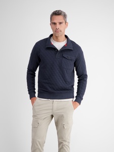 Lerros, LERROS Sweatshirt »LERROS Sweat-Troyer mit Steppmuster«