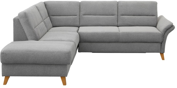 Home affaire Ecksofa »Westerland«, Federkern-Polsterung, wahlweise mit Bettfunktion, Bettkasten und Armlehnverstellung