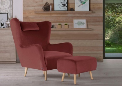 HOME AFFAIRE, Home affaire Sessel »Telford«, wahlweise mit und ohne Hocker, in 4 Bezugsqualitäten, Bezug auch in Luxus-Microfaser in Teddyfelloptik, Home affaire Sessel »Telford auch in Fellimitat, Sessel B/T/H: 77/92/106 cm«, wahlweise mit und ohne Hocker, in vielen Bezugsqualitäten, Ohrensessel