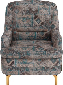 SIT&MORE, sit&more Sessel »Orient 10 V«, inkl. 1 Zierkissen mit Strass-Stein, goldfarbenfabene Metallfüsse, sit&more Sessel »Orient«, inkl. 1 Zierkissen mit Strass-Stein, goldfarbenfabene Metallfüsse