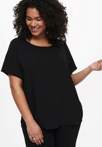 ONLY CARMAKOMA Klassische Bluse »CARVICA«, mit Rundhalsaussschnitt
