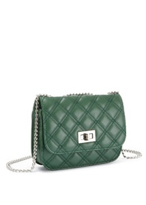 Lascana, LASCANA Umhängetasche, Handtasche im Mini-Format mit Kettenhenkel VEGAN, LASCANA Umhängetasche, Minibag, Handtasche, Henkeltasche mit Kettenhenkel VEGAN